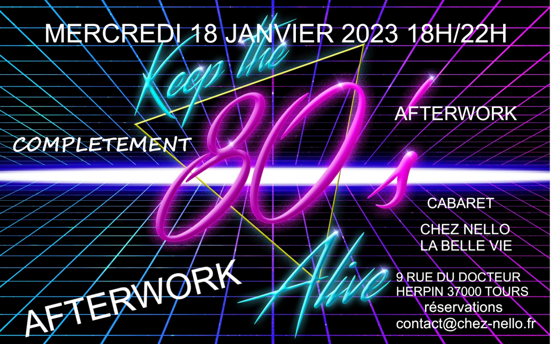 AFTERWORK COMPLETEMENT 80’S