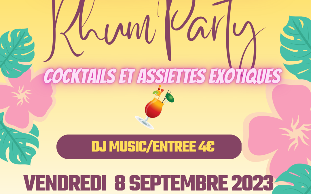 AFTERWORK  « RHUM PARTY »