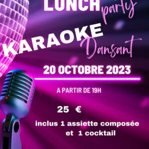 Affiche KARAOKE DANSANT