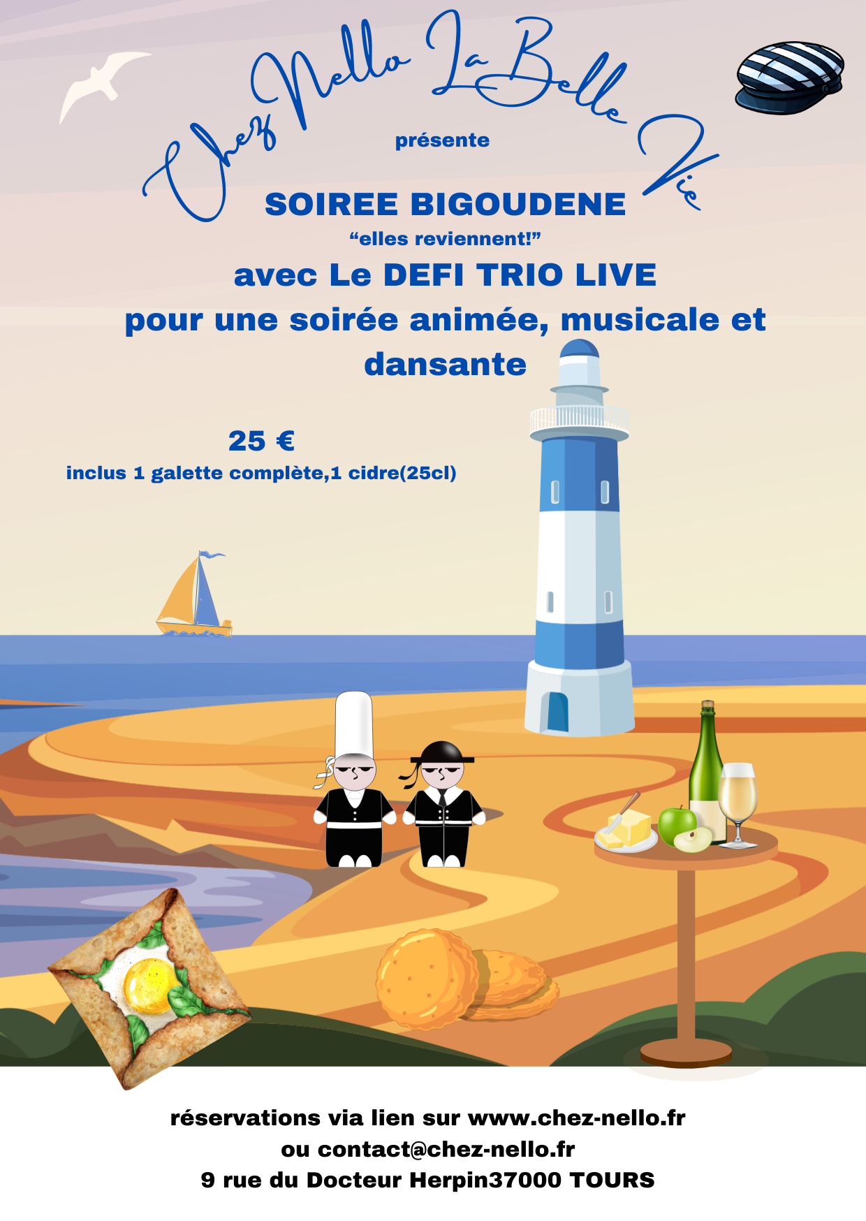 Affiche BIGOUDEN PARTY elles reviennent!! Affiche BIGOUDEN PARTY elles reviennent!!