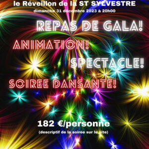 Affiche REVEILLON DE LA ST SYLVESTRE