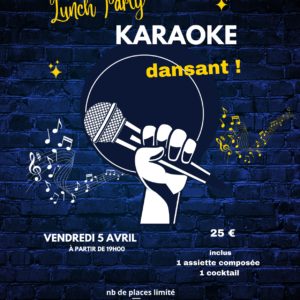Affiche LUNCH PARTY KARAOKE