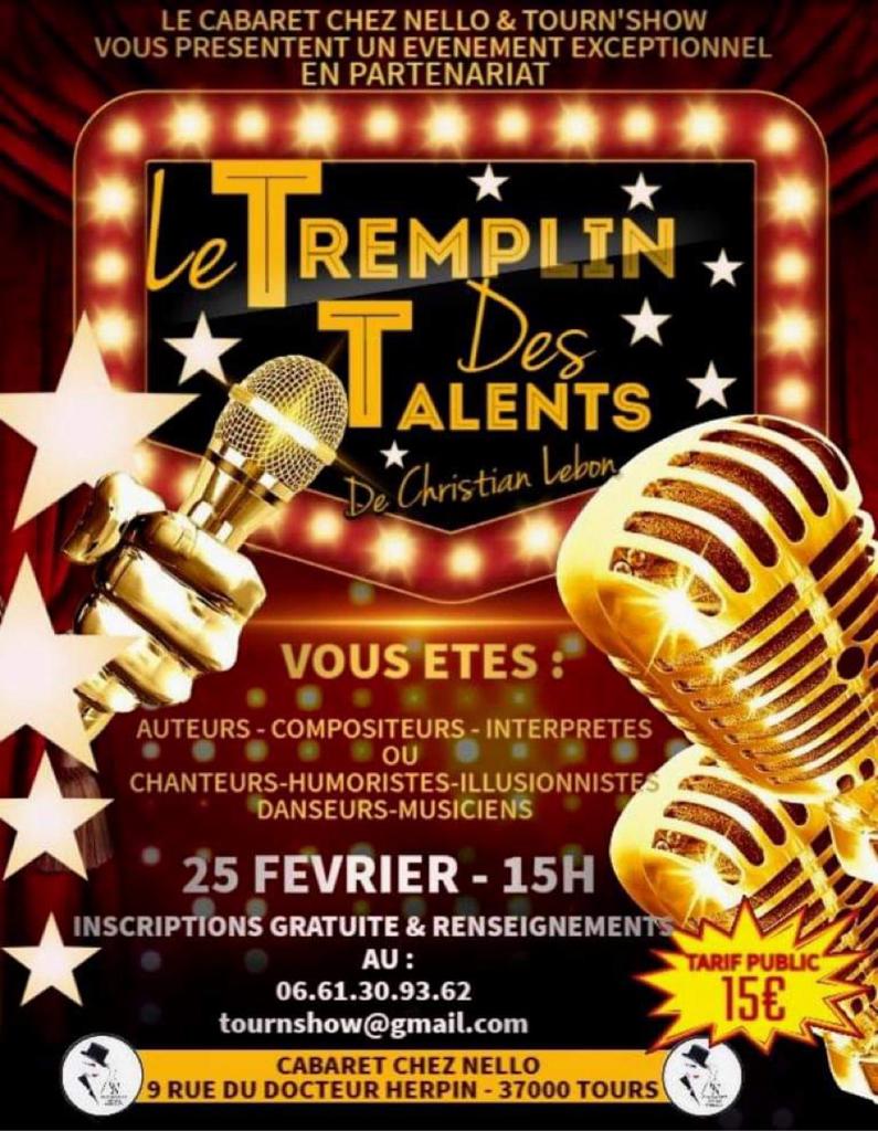 Affiche TREMPLINS DU TALENT