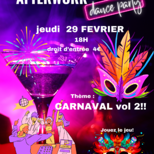 Affiche AFTER WORK CARNAVAL VOL 2!!