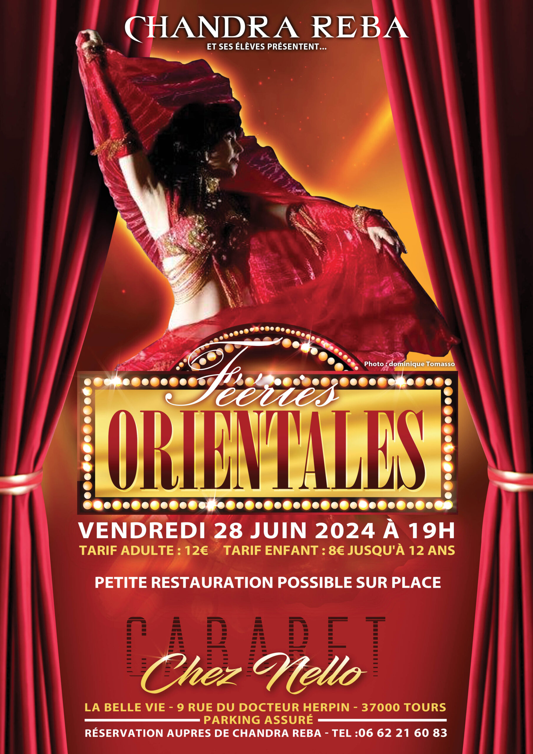 Affiche SPECTACLE DANS E ORIENTALE