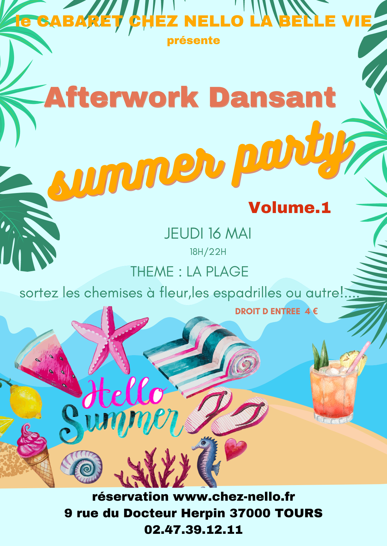 Affiche afterwork