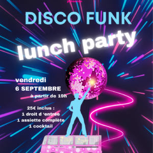 Affiche LUNCH PARTY DISCO FUNK