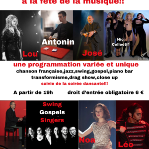 Affiche FETE DE LA MUSIQUE LUNCH PARTY