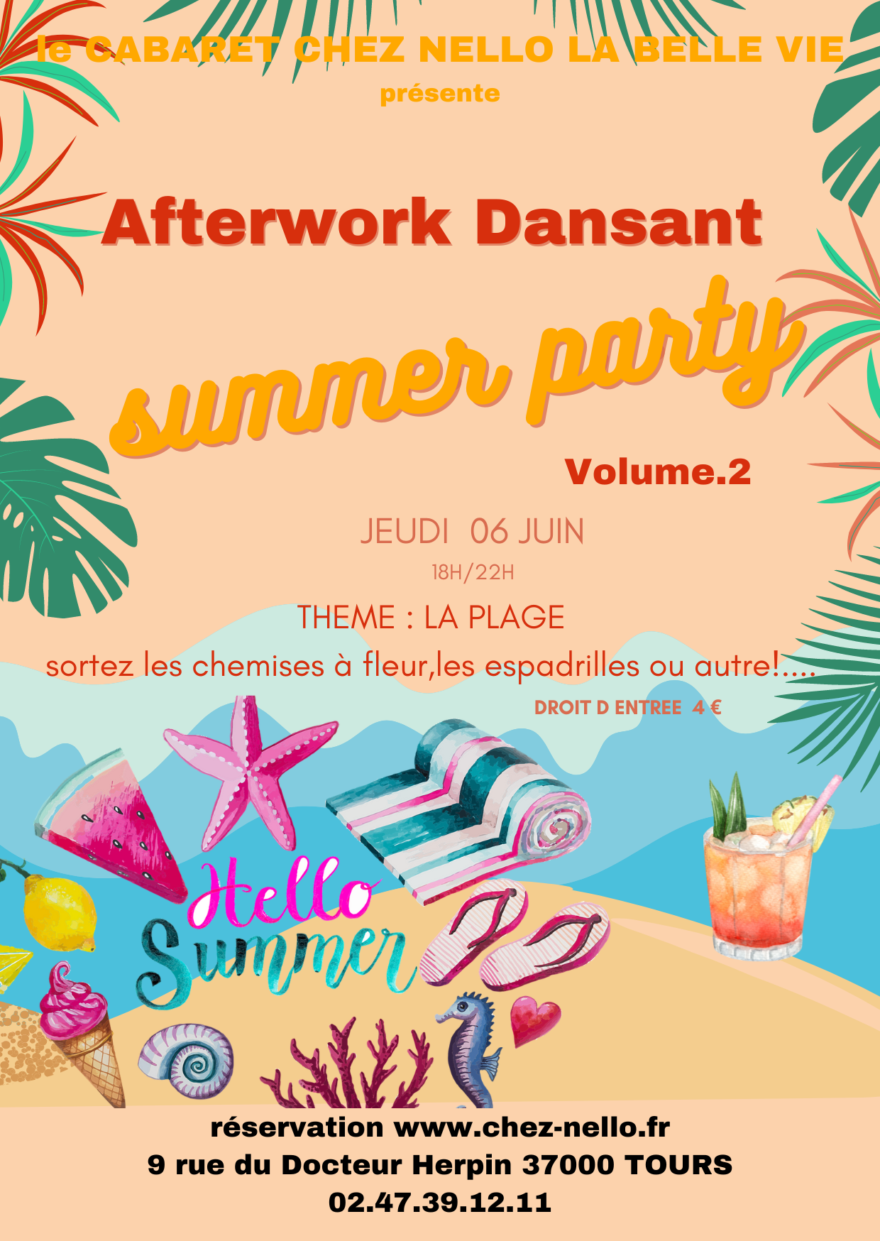 Affiche afterwork