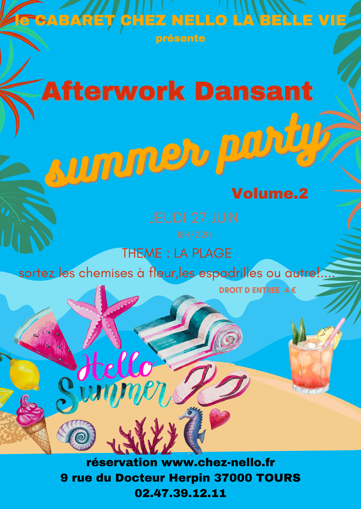 Affiche afterwork