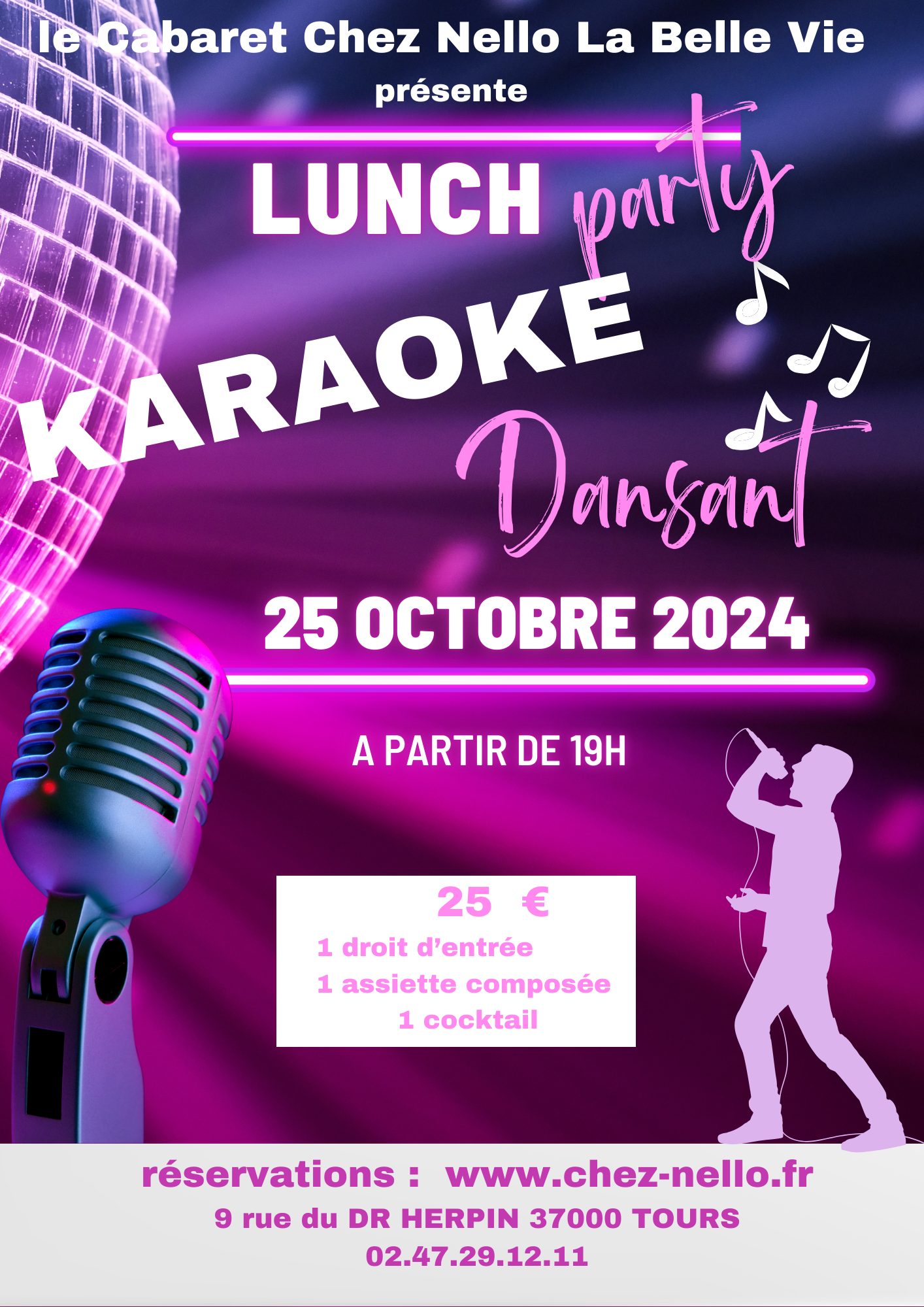 Affiche KARAOKE DANSANT Affiche KARAOKE DANSANT