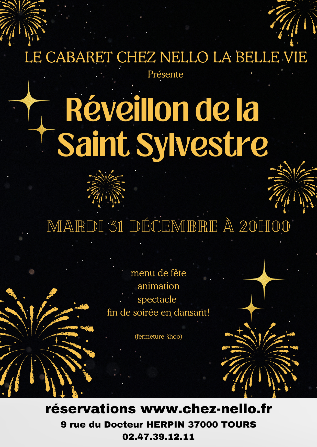 Affiche REPAS SPECTACLE