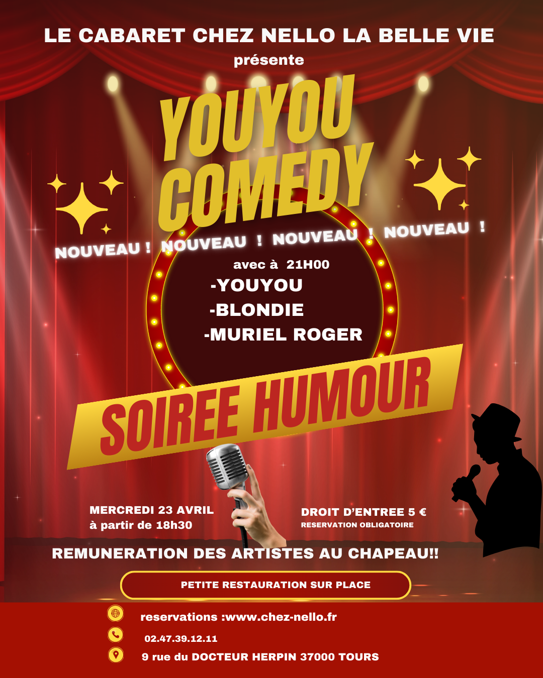 Affiche SOIREE STAND UP