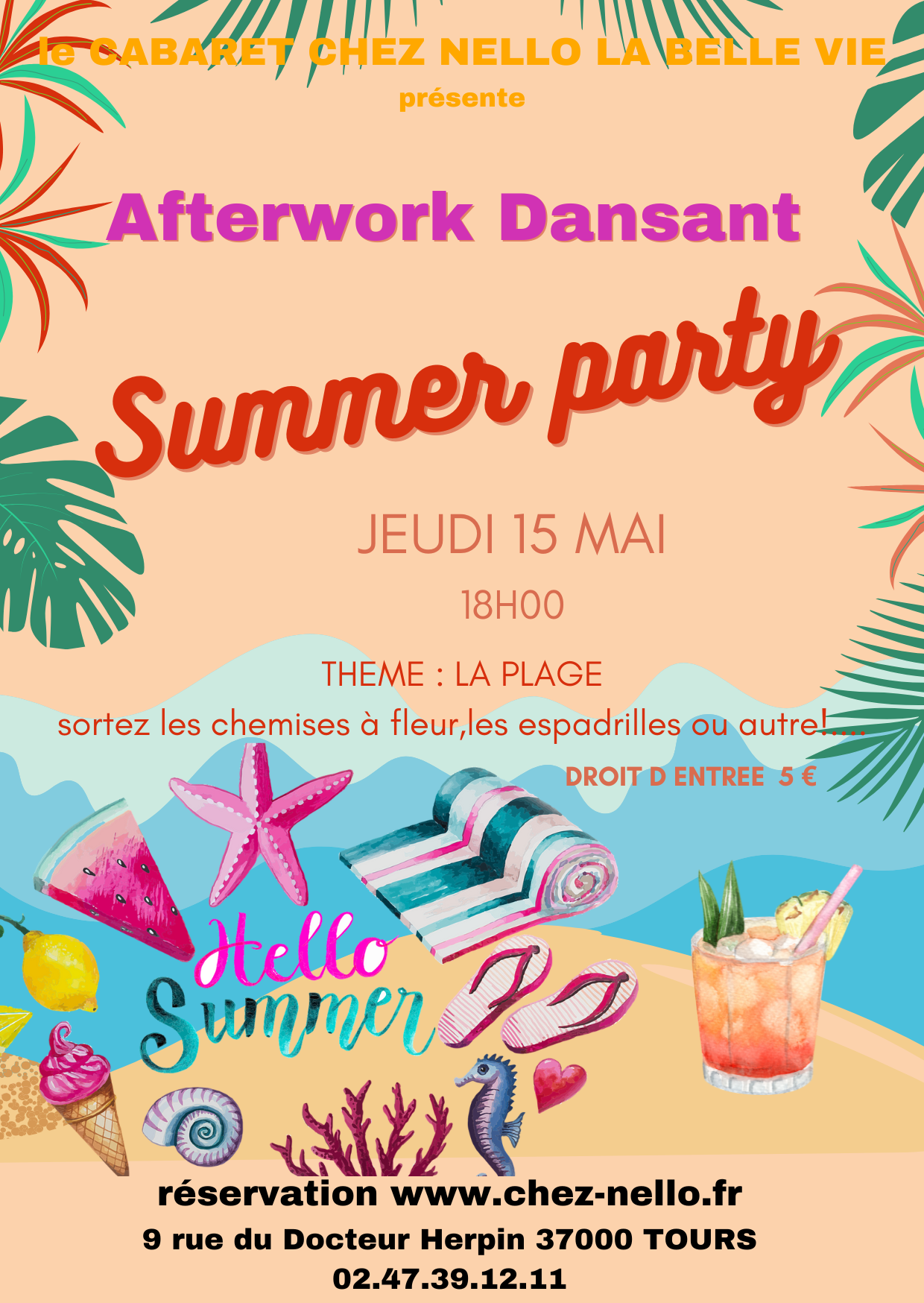 Affiche Afterwork