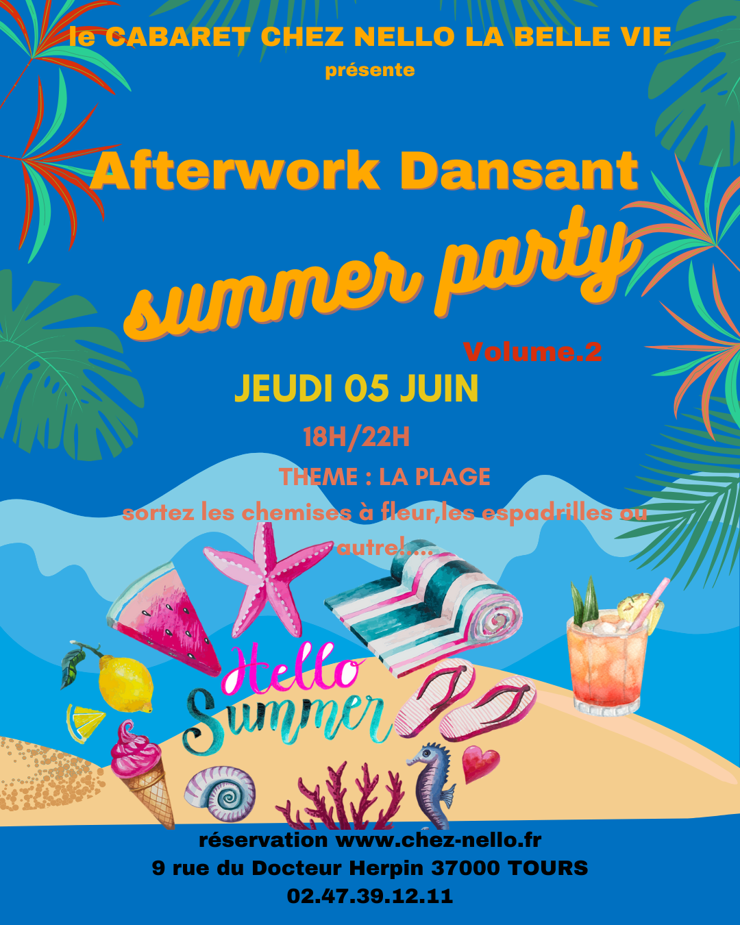 Affiche AFTERWORK DANSANT