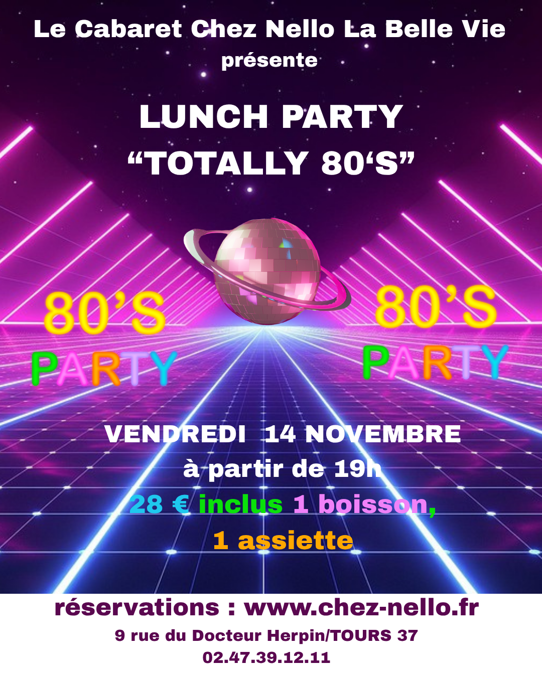 Affiche BACK TO 80 S