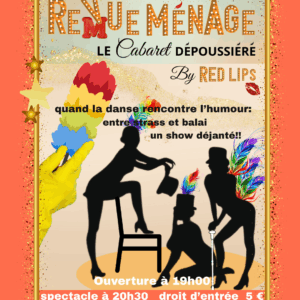 Affiche REMUE MENAGE show