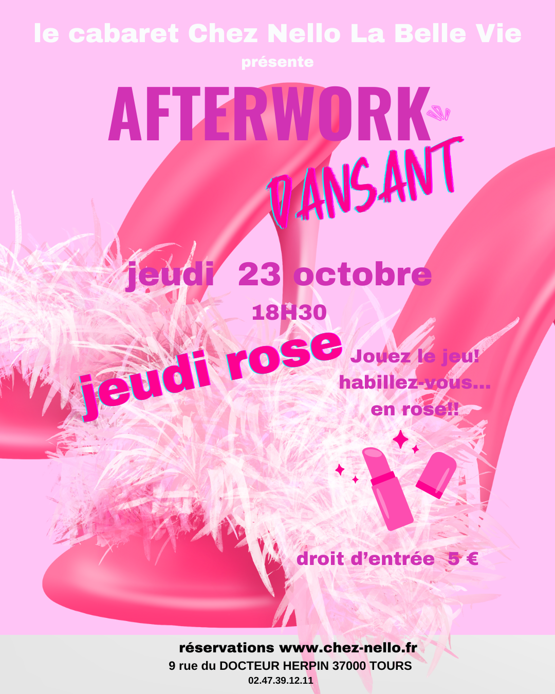 Affiche AFTER WORK DANSANT