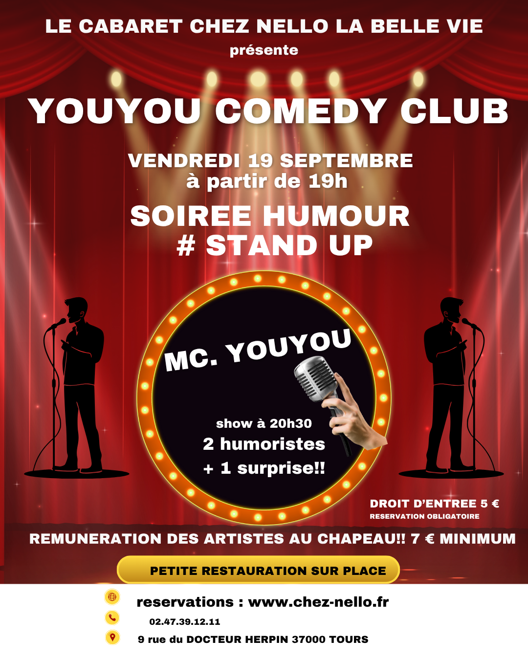 Affiche YOUYOU COMEDY