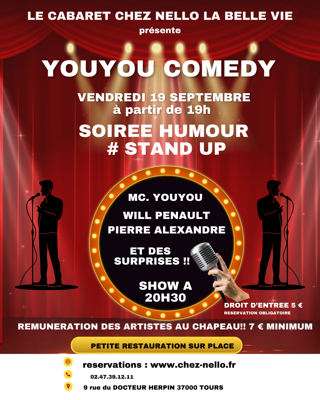 Affiche YOUYOU COMEDY