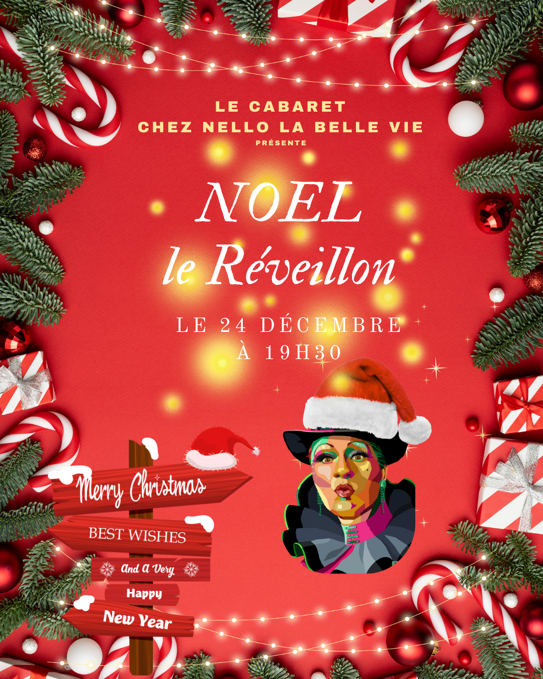 Affiche Réveillon de Noël