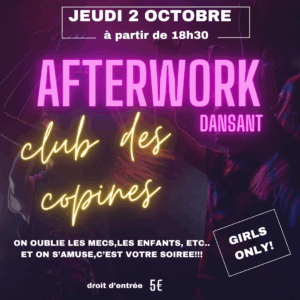 Affiche LE CLUB DES COPINES,sortie de bureau