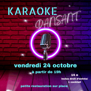 Affiche KARAOKE DANSANT