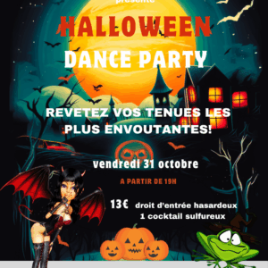 Affiche Halloween dance party
