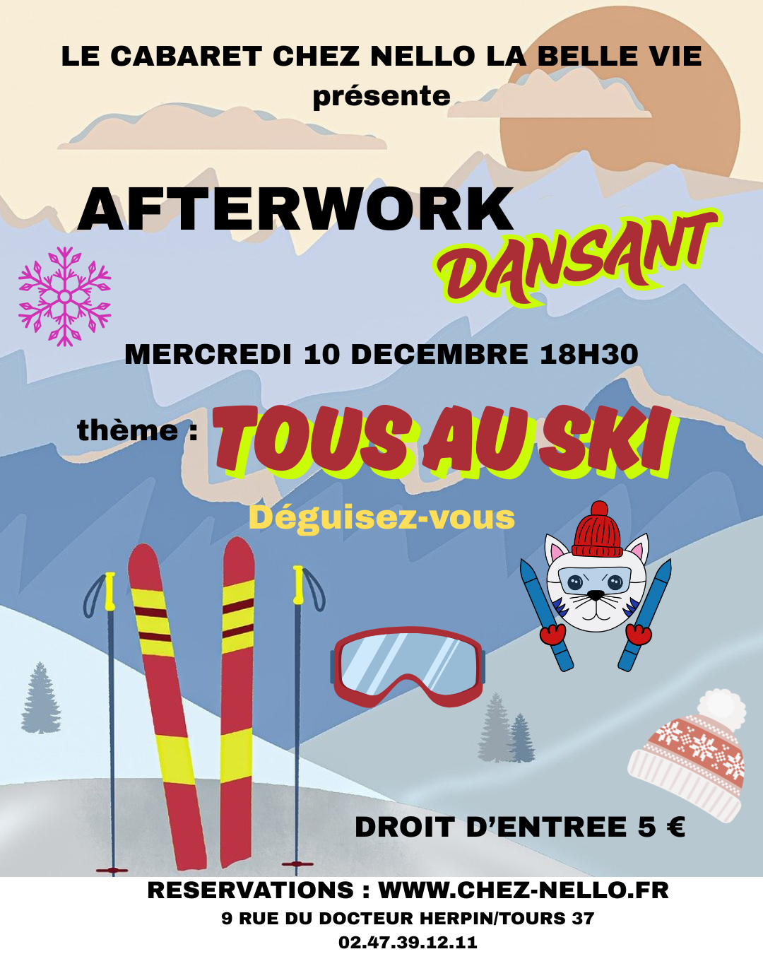 Affiche AFTERWORK DANSANT