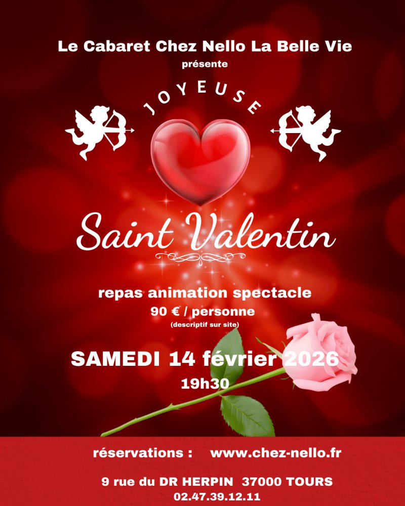 DINER SPECTACLE ST VALENTIN