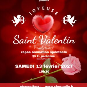 SAINT VALENTIN DINER SPECTACLE